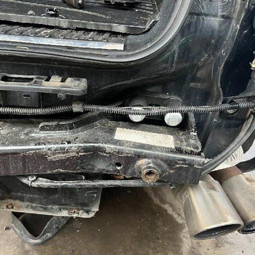 Unfallschaden an einem Porsche Cayenne